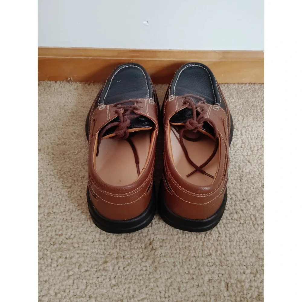 Dr. Comfort Patrick 8520 Men 9 Leather Comfort Diabetic Therapeutic Boat Shoes